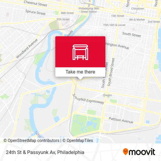24th St & Passyunk Av map