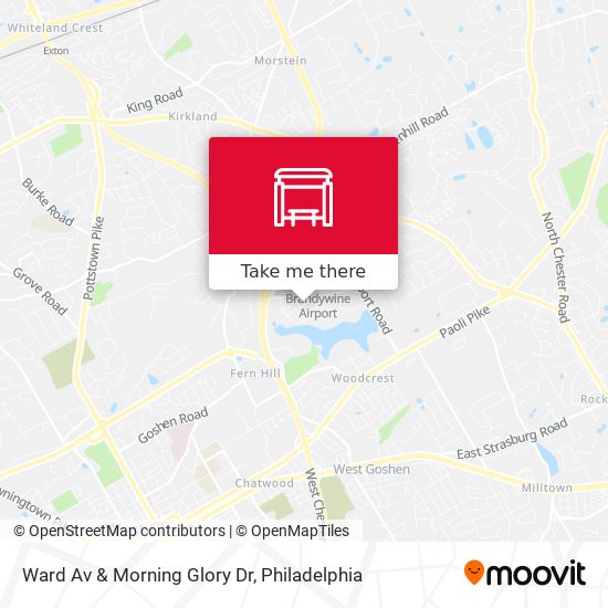 Ward Av & Morning Glory Dr map