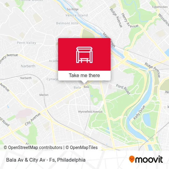 Bala Av & City Av - Fs map