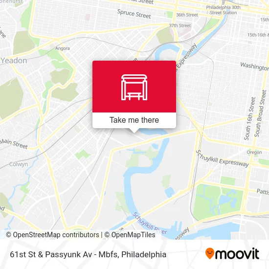 61st St & Passyunk Av - Mbfs map