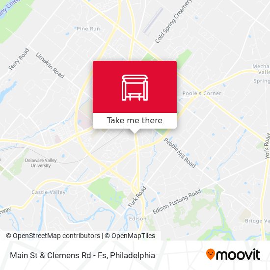 Main St & Clemens Rd - Fs map
