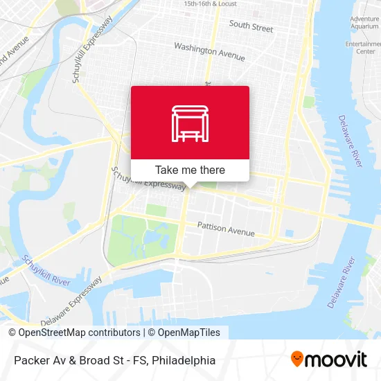 Packer Av & Broad St - FS map
