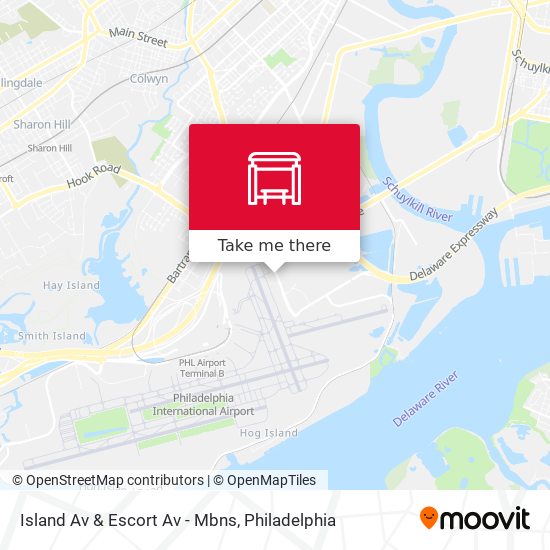 Island Av & Escort Av - Mbns map