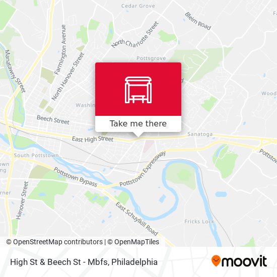 High St & Beech St - Mbfs map