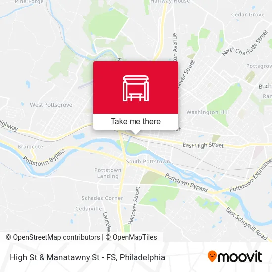 High St & Manatawny St - FS map