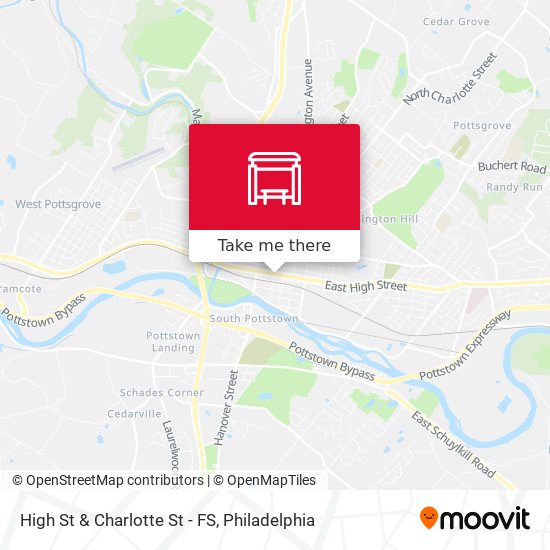 High St & Charlotte St - FS map