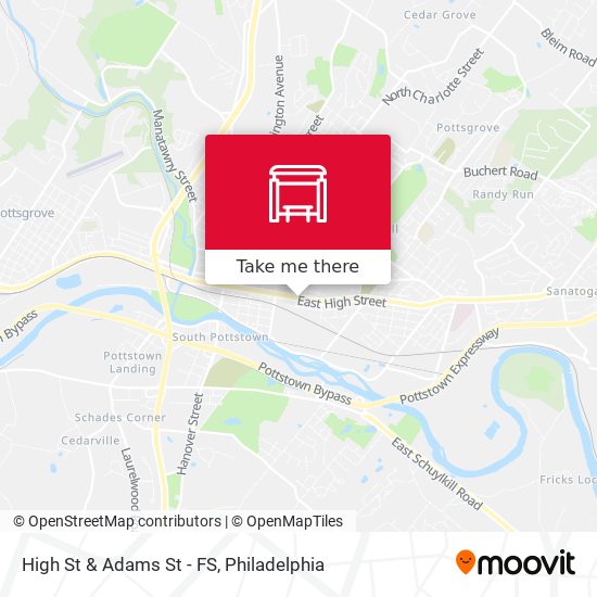 Mapa de High St & Adams St - FS