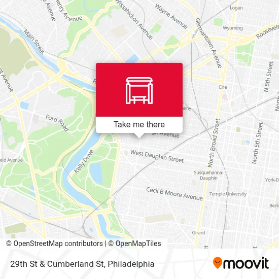 29th St & Cumberland St map