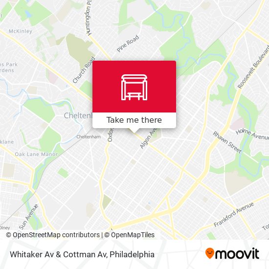 Mapa de Whitaker Av & Cottman Av