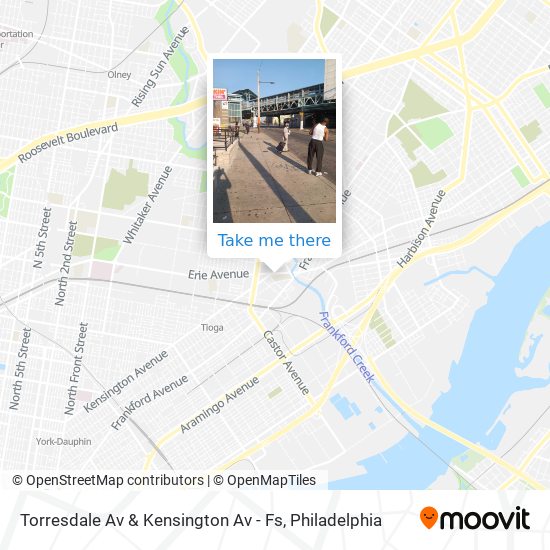 Mapa de Torresdale Av & Kensington Av - Fs