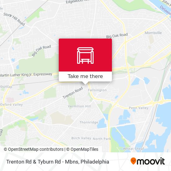 Mapa de Trenton Rd & Tyburn Rd - Mbns