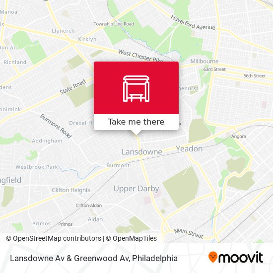Mapa de Lansdowne Av & Greenwood Av