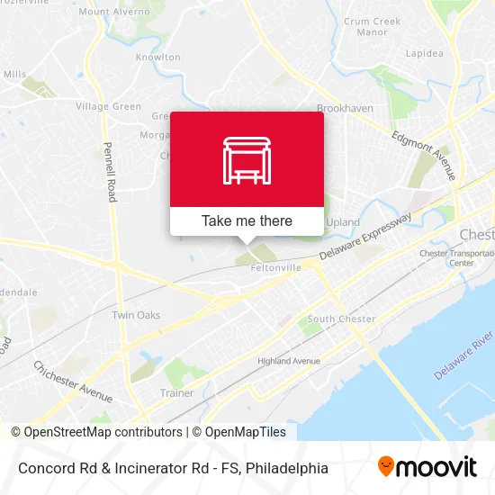 Concord Rd & Incinerator Rd - FS map