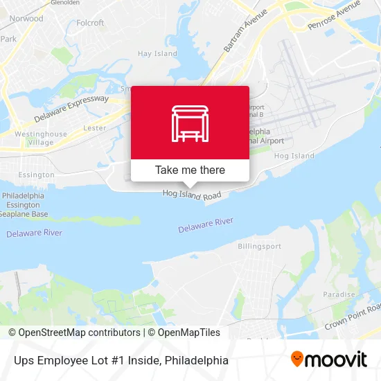 Ups Employee Lot #1 Inside map