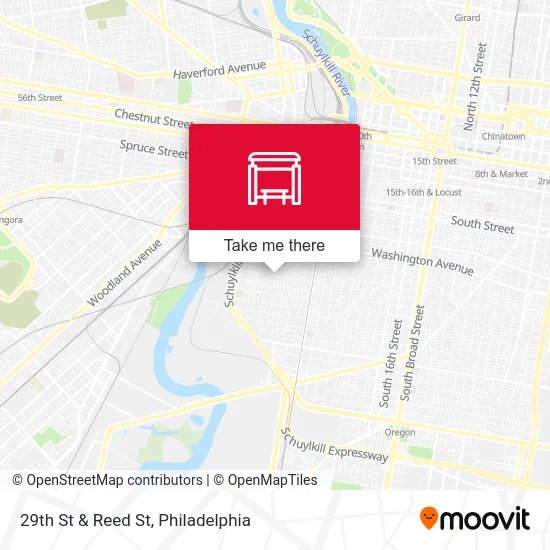 29th St & Reed St map