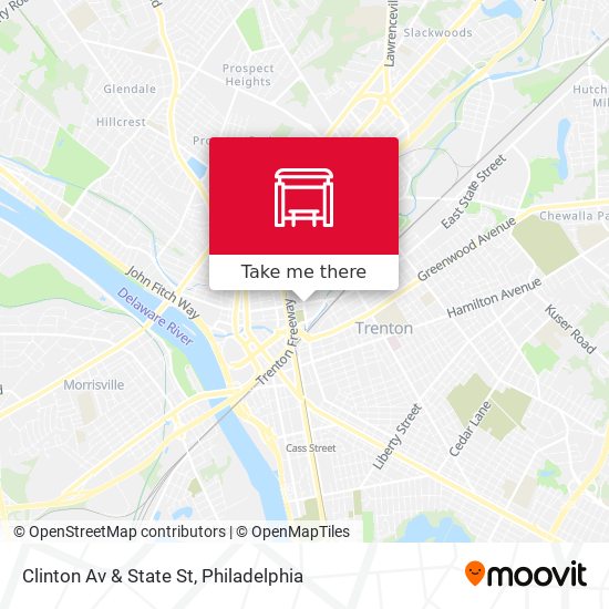 Clinton Av & State St map