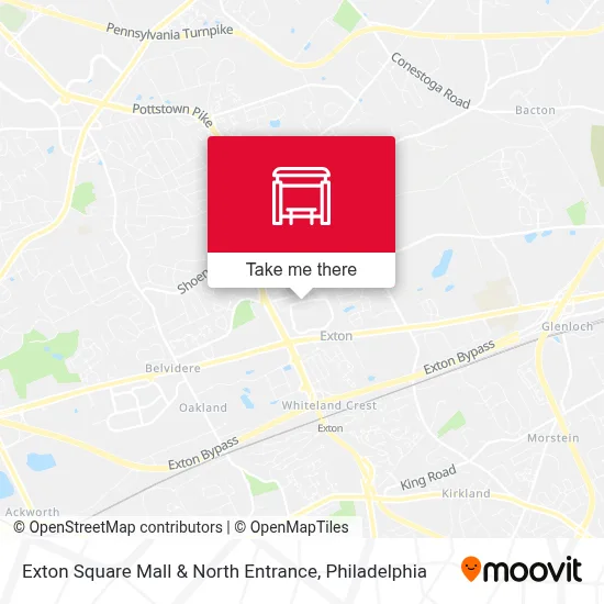 Exton Square Mall & North Entrance map