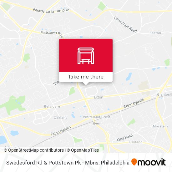 Swedesford Rd & Pottstown Pk - Mbns map