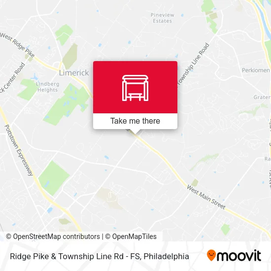 Mapa de Ridge Pike & Township Line Rd - FS