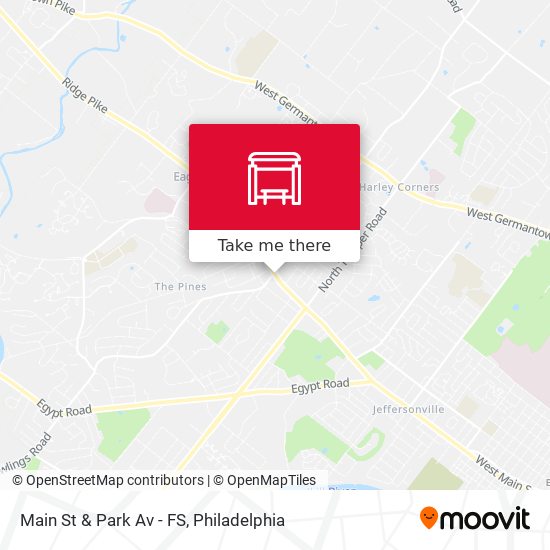 Main St & Park Av - FS map