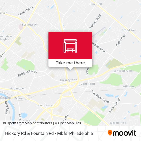 Hickory Rd & Fountain Rd - Mbfs map