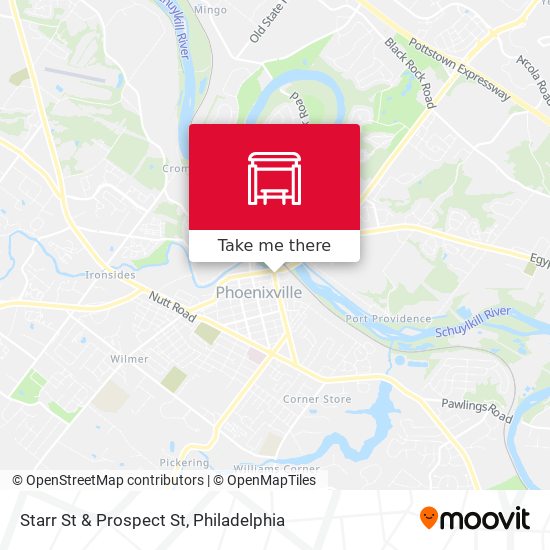 Mapa de Starr St & Prospect St