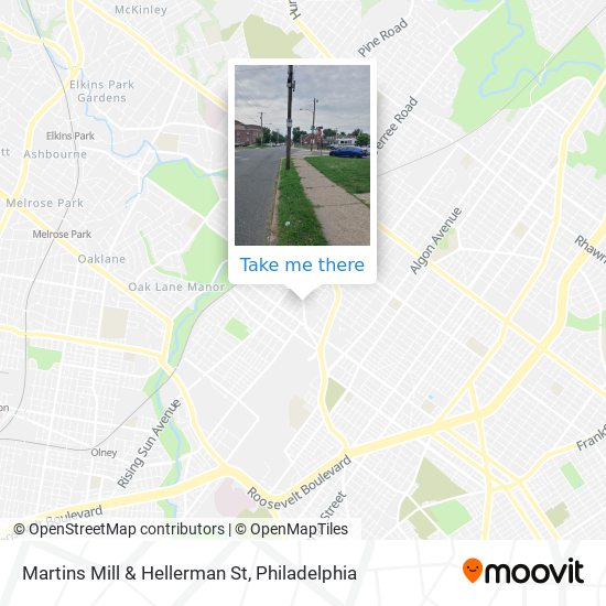 Mapa de Martins Mill & Hellerman St