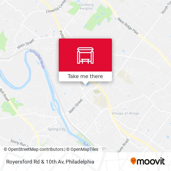 Mapa de Royersford Rd & 10th Av