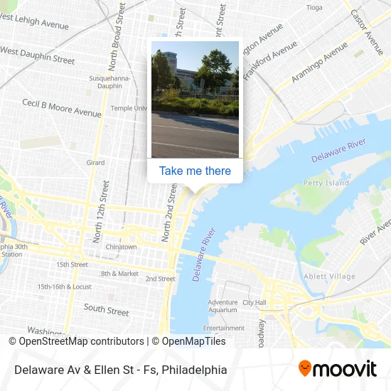 Delaware Av & Ellen St - Fs map