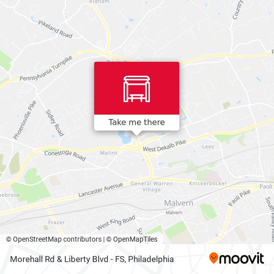 Morehall Rd & Liberty Blvd - FS map