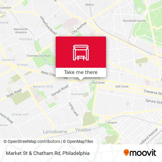Market St & Chatham Rd map