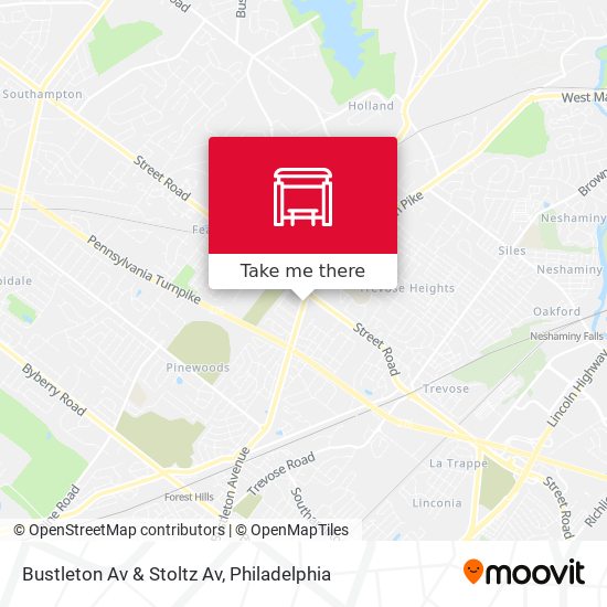 Mapa de Bustleton Av & Stoltz Av