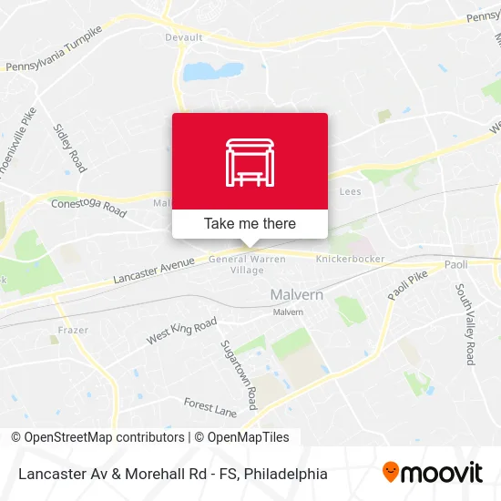 Lancaster Av & Morehall Rd - FS map