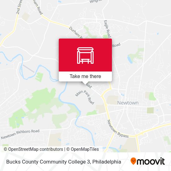 Bucks County Community College 3 map