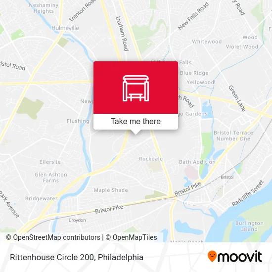 Mapa de Rittenhouse Circle 200