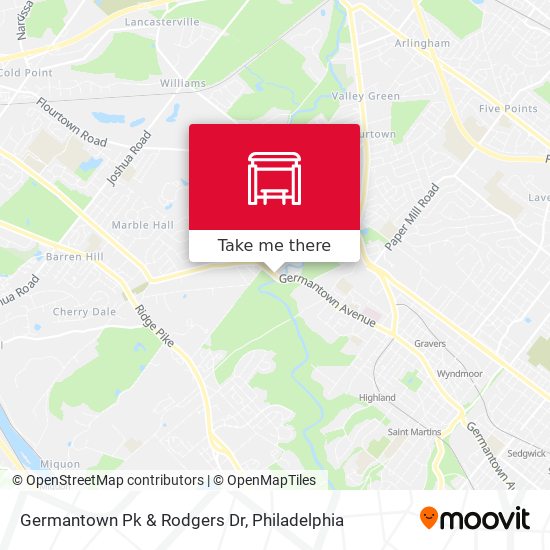 Germantown Pk & Rodgers Dr map