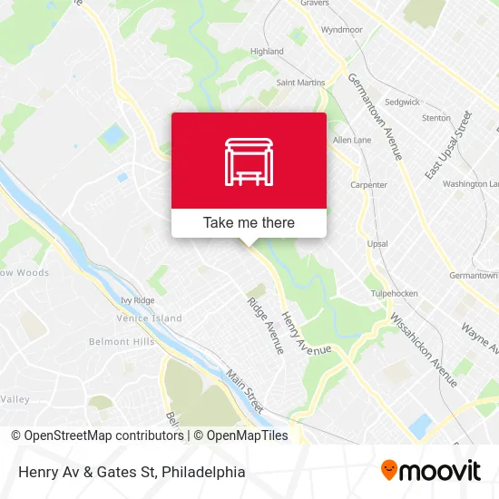 Henry Av & Gates St map
