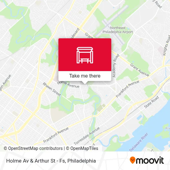 Holme Av & Arthur St - Fs map
