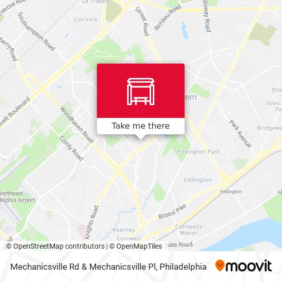 Mapa de Mechanicsville Rd & Mechanicsville Pl