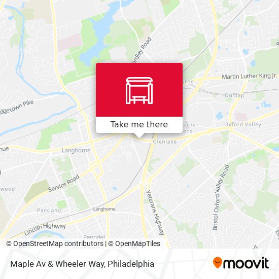 Mapa de Maple Av & Wheeler Way