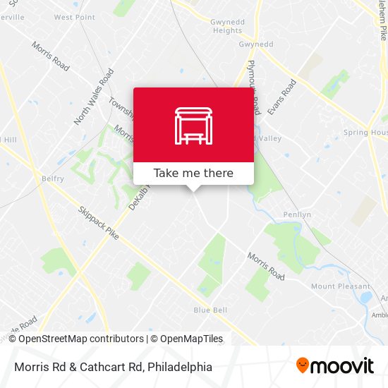 Morris Rd & Cathcart Rd map