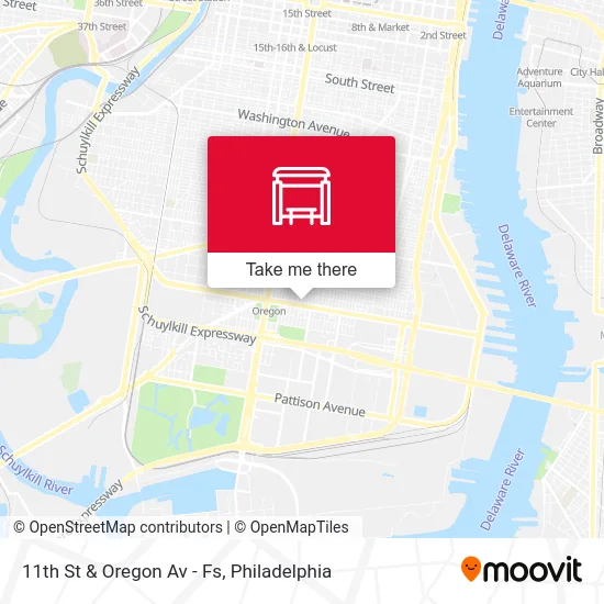 11th St & Oregon Av - Fs map