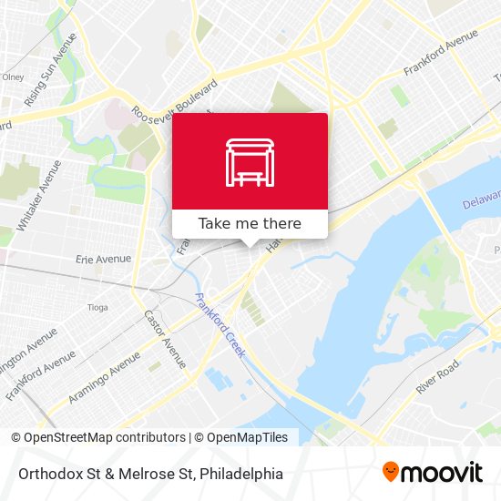 Mapa de Orthodox St & Melrose St