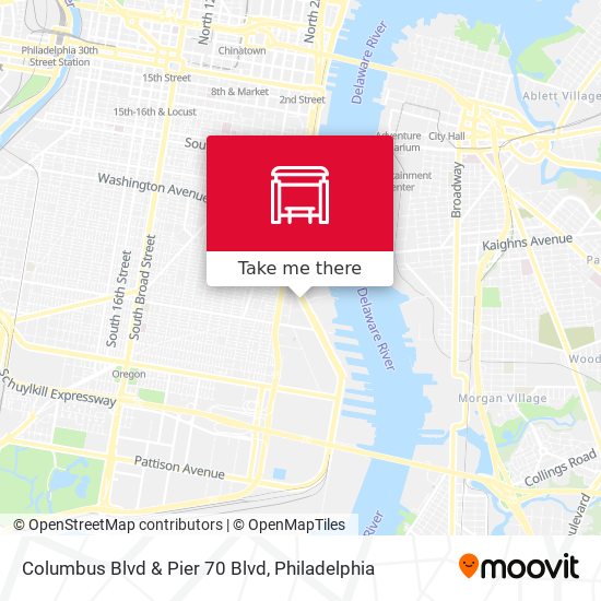 Columbus Blvd & Pier 70 Blvd map