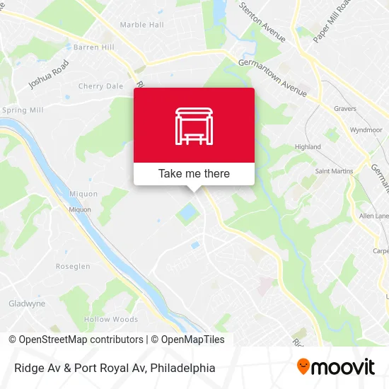 Mapa de Ridge Av & Port Royal Av