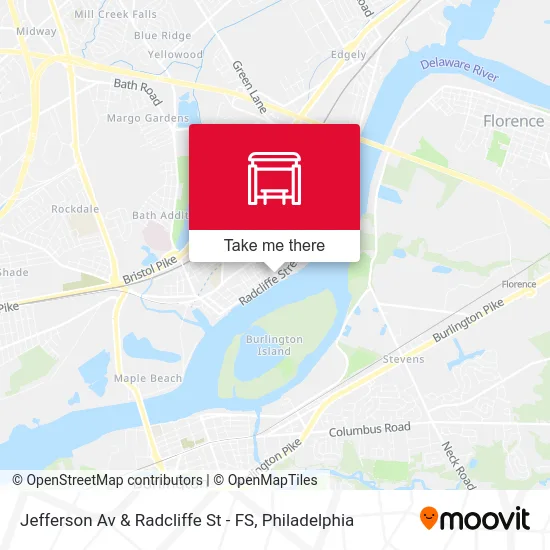 Jefferson Av & Radcliffe St - FS map