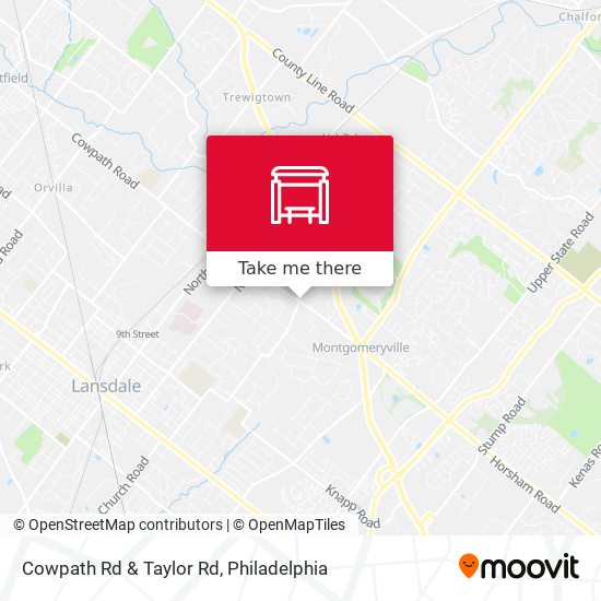 Mapa de Cowpath Rd & Taylor Rd