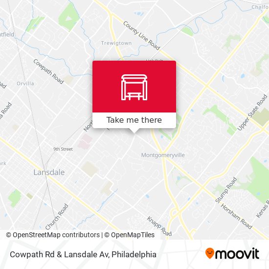Cowpath Rd & Lansdale Av map