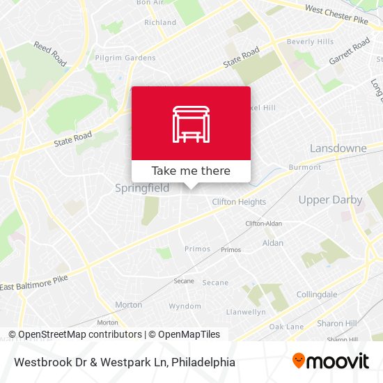 Westbrook Dr & Westpark Ln map