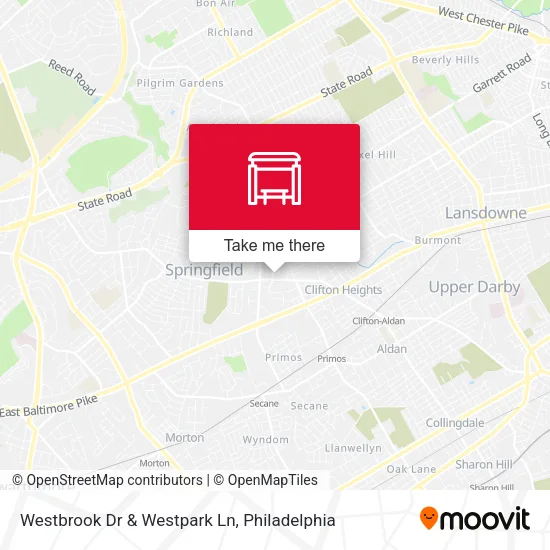Mapa de Westbrook Dr & Westpark Ln